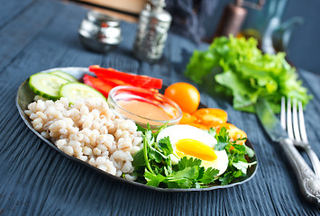 Image showing bulgur with vegetables