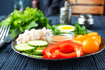 Image showing bulgur with vegetables