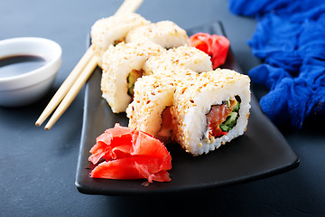 Image showing sushi