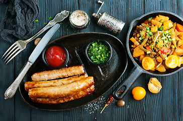 Image showing sausages