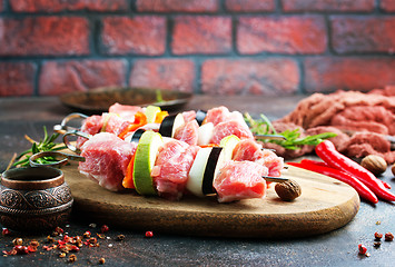 Image showing raw kebab