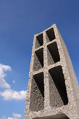 Image showing Concrete building block