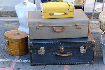 Image showing Retro Suitcases