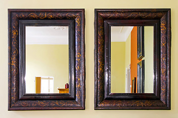 Image showing Two mirrors