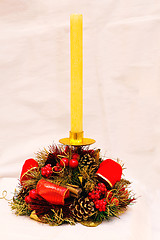 Image showing Yellow Candle