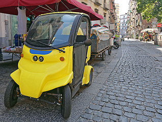 Image showing Small Electric Car