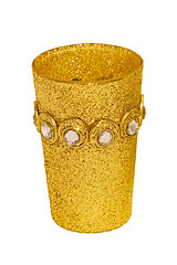 Image showing Gold glass