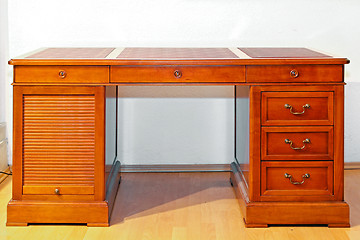 Image showing Wooden Desk