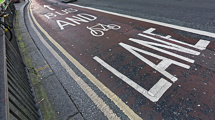 Image showing Bus Lane