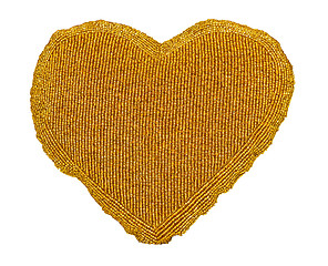 Image showing Gold heart