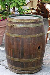 Image showing Wood Barrel