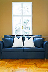Image showing Blue sofa 2