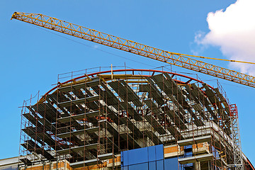 Image showing Scaffoldings construction