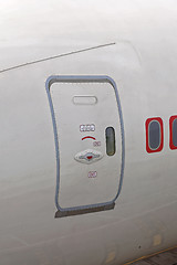 Image showing Airplane Door