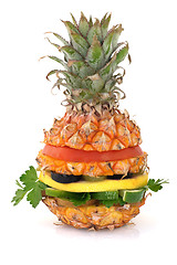 Image showing Pineapple burger