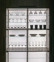 Image showing Crystal Glass Shelf