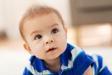 Image showing close up of sweet little asian baby boy