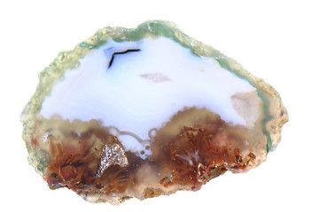 Image showing natural agate isolated