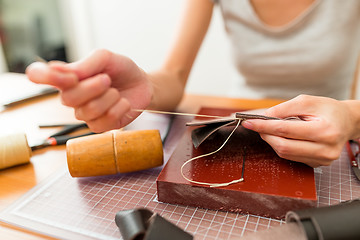 Image showing Leather craft