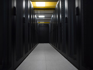 Image showing modern server room