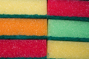 Image showing colorful sponge