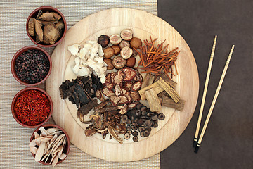 Image showing Traditional Chinese Herbs