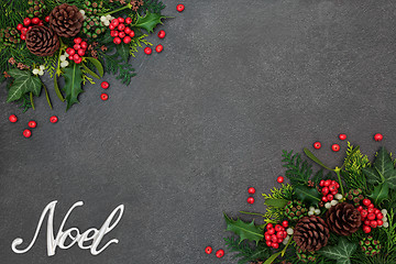 Image showing Noel Background Border