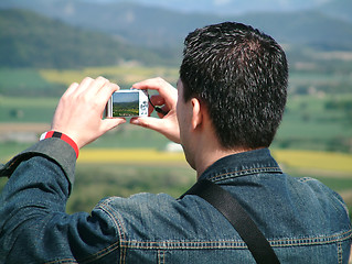 Image showing taking a picture