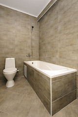 Image showing Modern bathroom interior