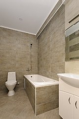 Image showing Modern bathroom interior