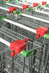 Image showing Shopping carts