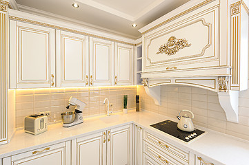 Image showing neoclassic style luxury kitchen interior