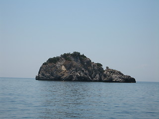 Image showing Rock in the sea