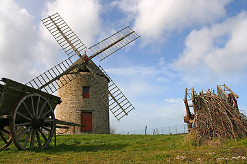 Image showing Windmill of Cherrueix