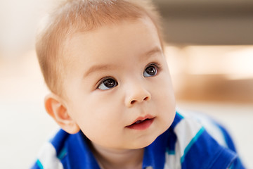 Image showing close up of sweet little asian baby boy