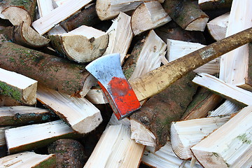 Image showing firewood logs