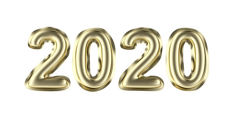 Image showing Happy new year 2020