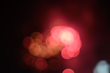 Image showing Defocused festive lights. Can be used as background