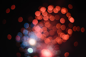 Image showing Defocused festive lights. Can be used as background