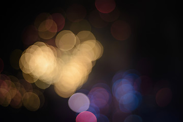 Image showing Defocused festive lights. Can be used as background