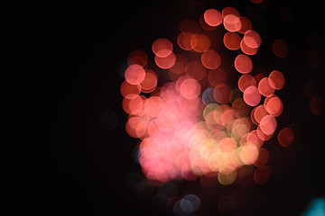 Image showing Defocused festive lights. Can be used as background