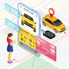 Image showing Car Sharing Service Concept