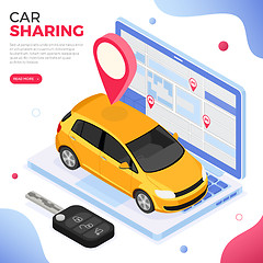 Image showing Car Sharing Service Concept