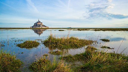 Image showing Le Mont-Saint-Michel from the bay