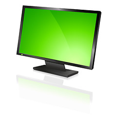 Image showing Green monitor