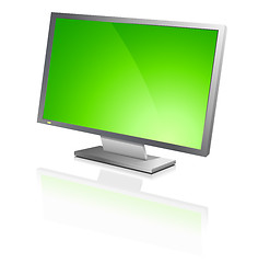 Image showing Green monitor