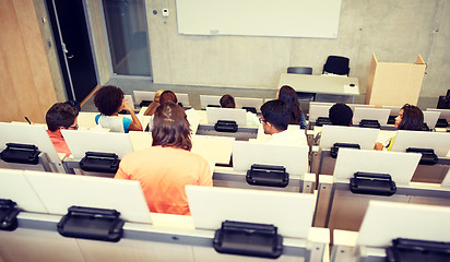 Image showing international students at university lecture hall