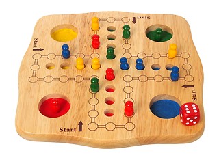 Image showing Ludo board game