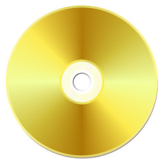 Image showing Gold CD