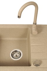 Image showing Kitchen sink on white